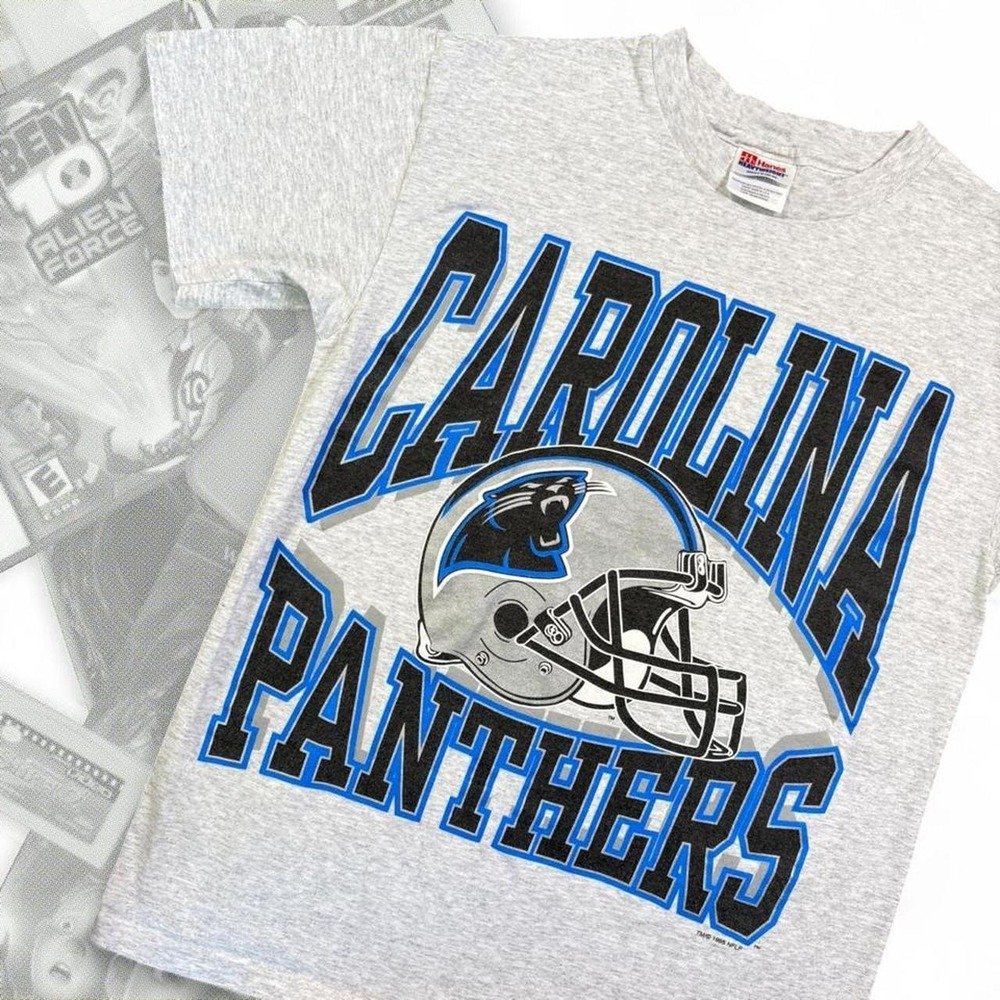 Vintage 90’s Single Stitch NFL Carolina Panthers Graphic Tee Shirt